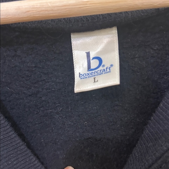 John Deere Black Crewneck Sweater with Pink Logo - Picture 4 of 5